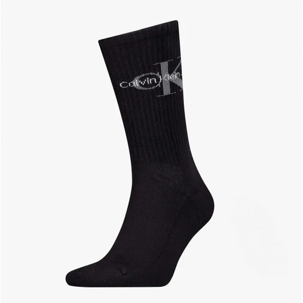 1 Pack Rib Mens Socks Black