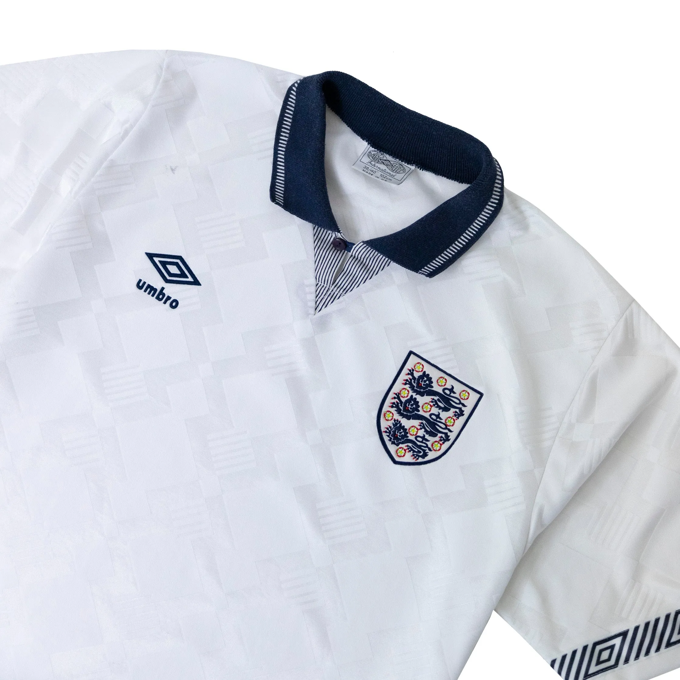 1990-1992 England x Umbro Home Shirt