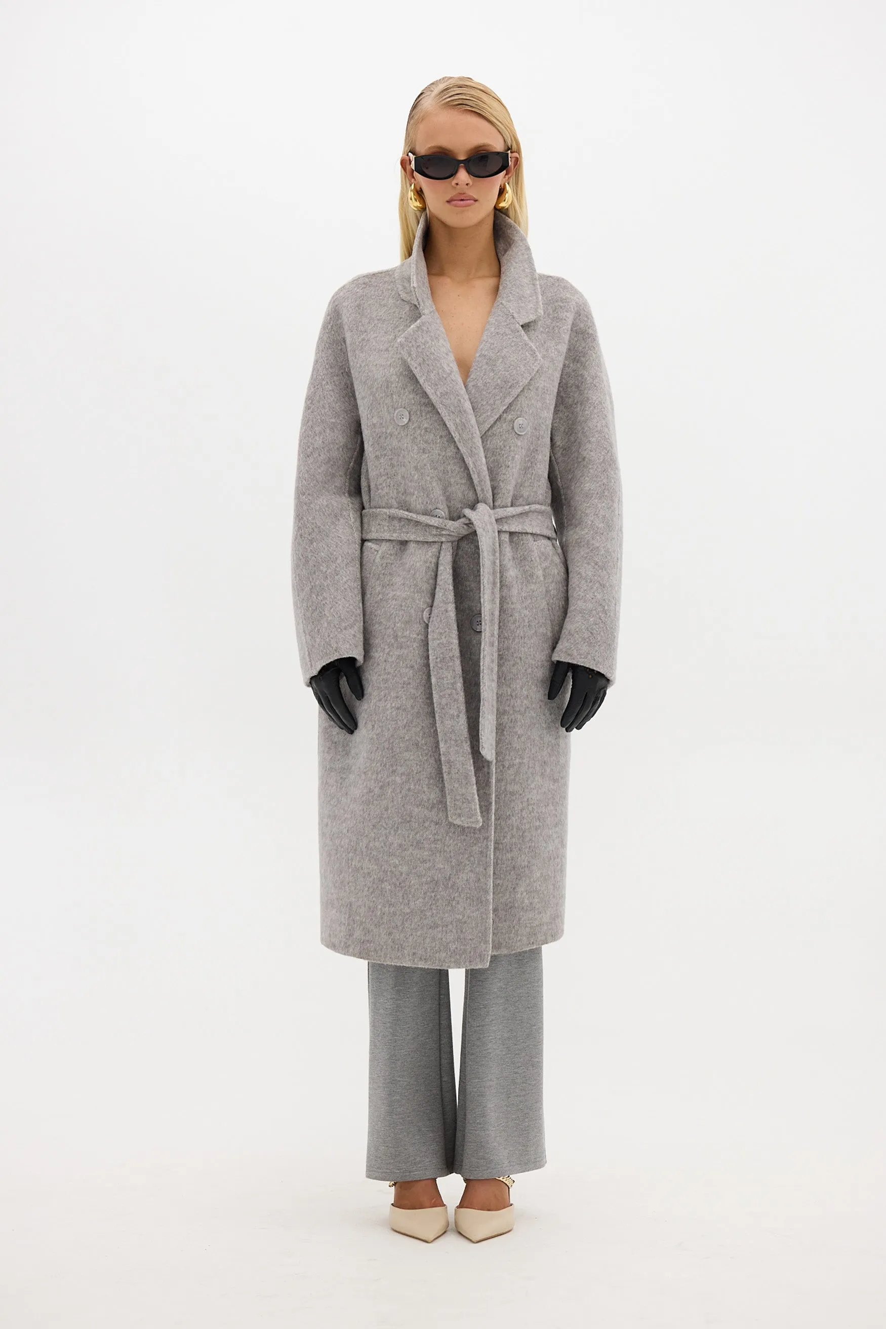 Abbey Coat - Grey Marle