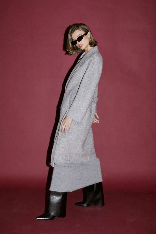 Abbey Coat - Grey Marle