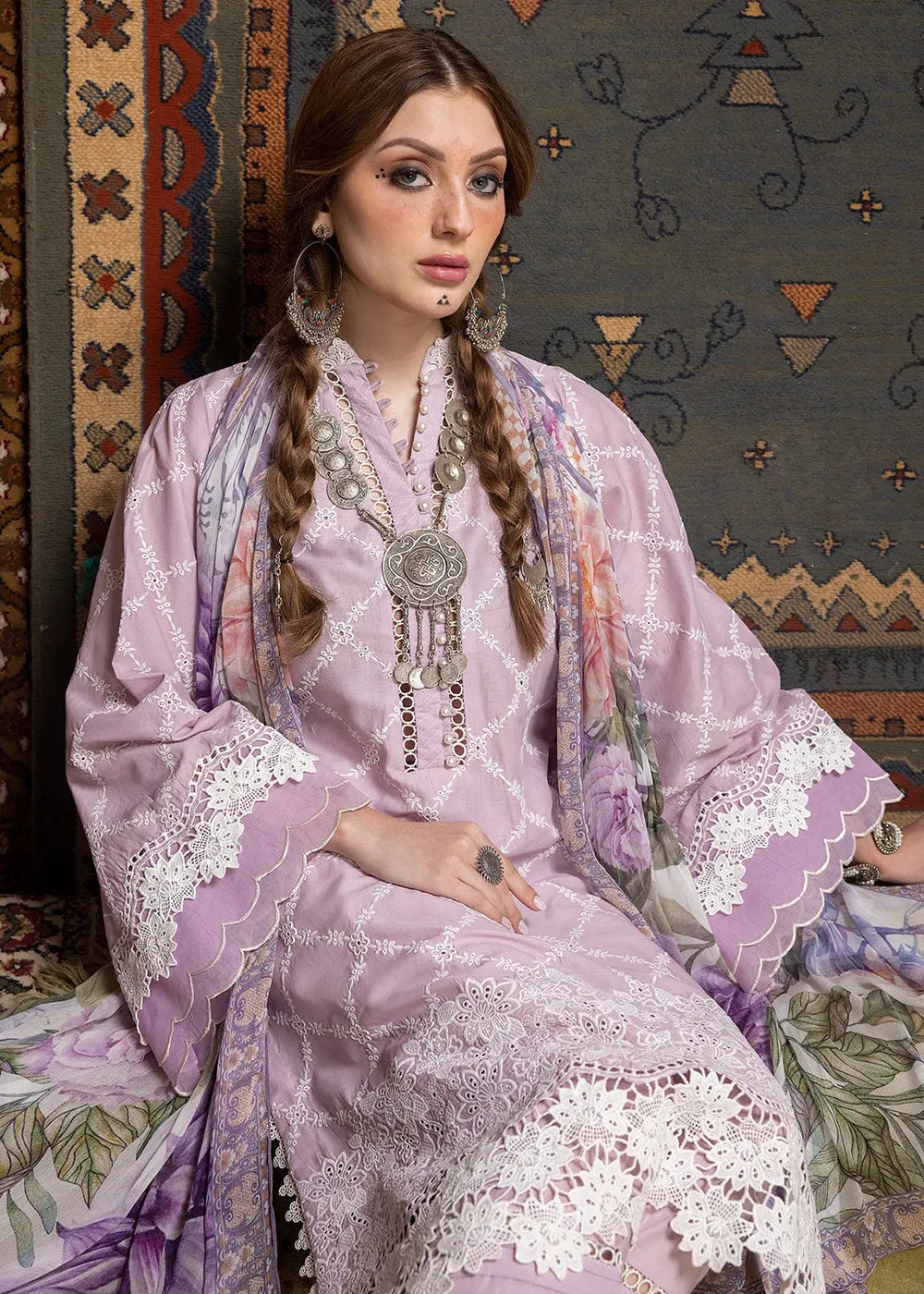 Adan's Libas Embroidered Lawn 2024 by Ayesha Zia | 5511