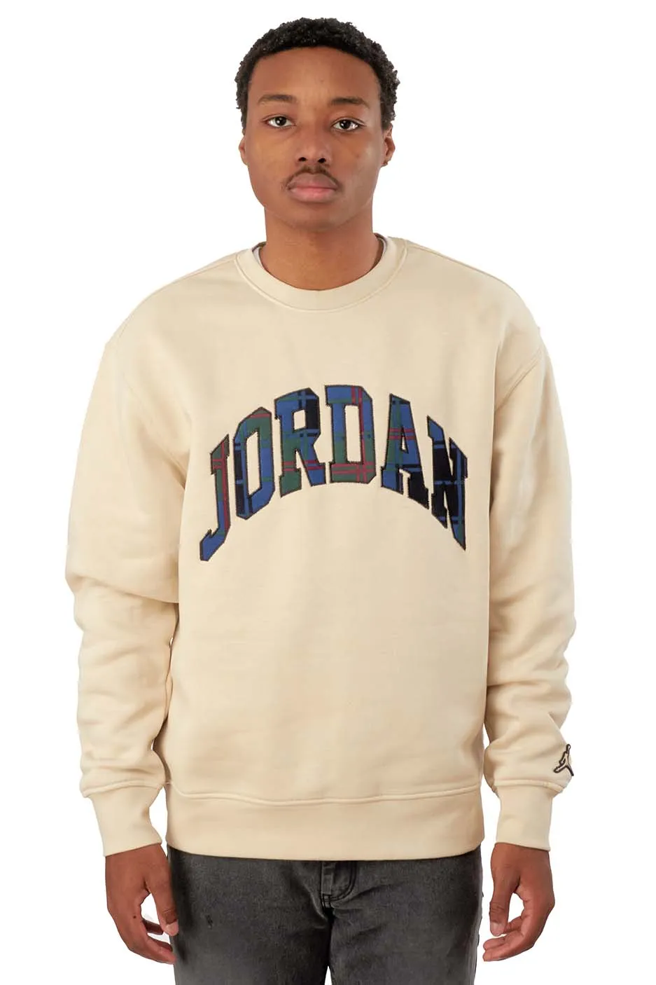 Air Jordan Mens Essential Holiday Fleece Crew