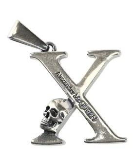 Alexander McQueen Womens Alphabet 'X' Pendant