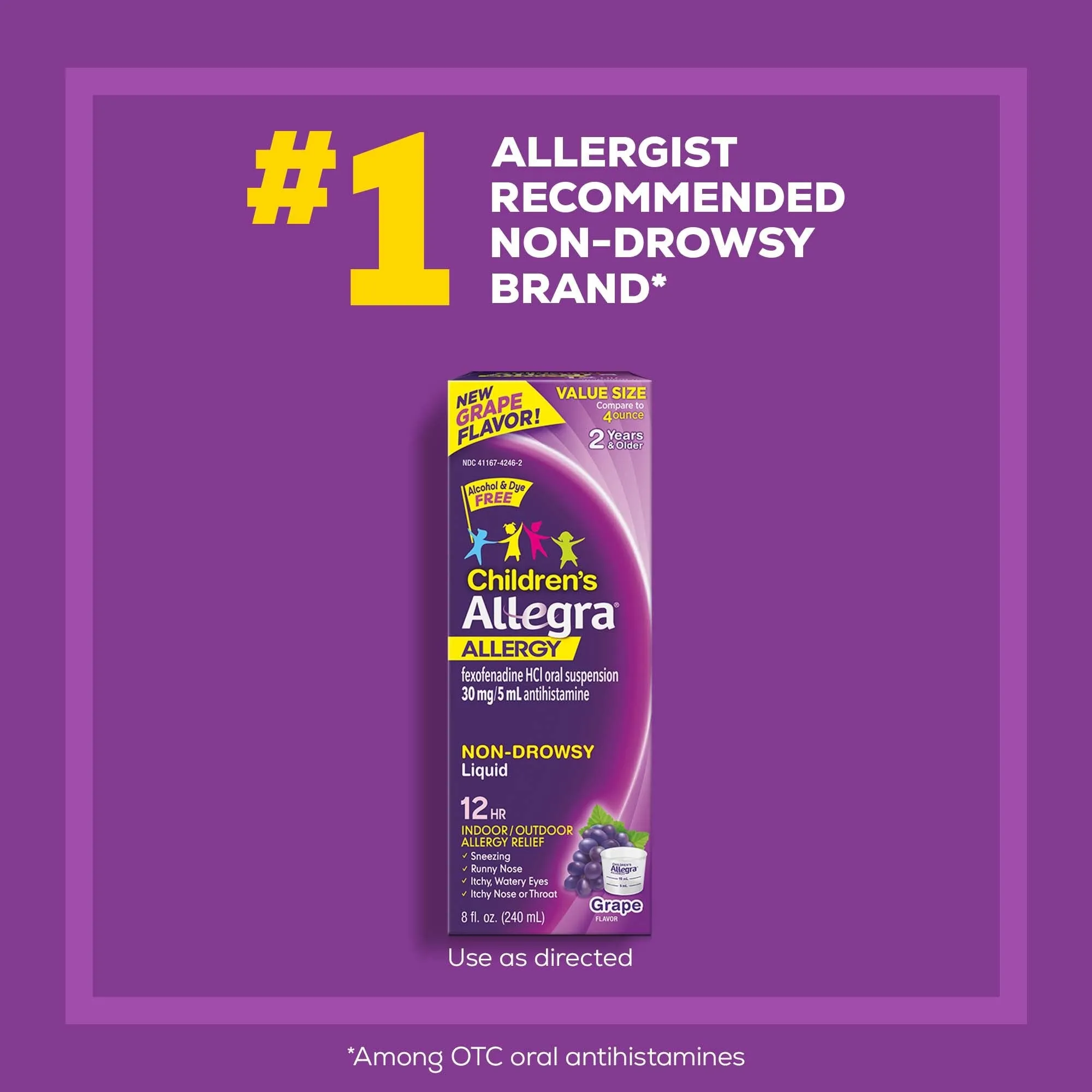 Allegra Children's Allergy 12 Hour Non-Drowsy Liquid