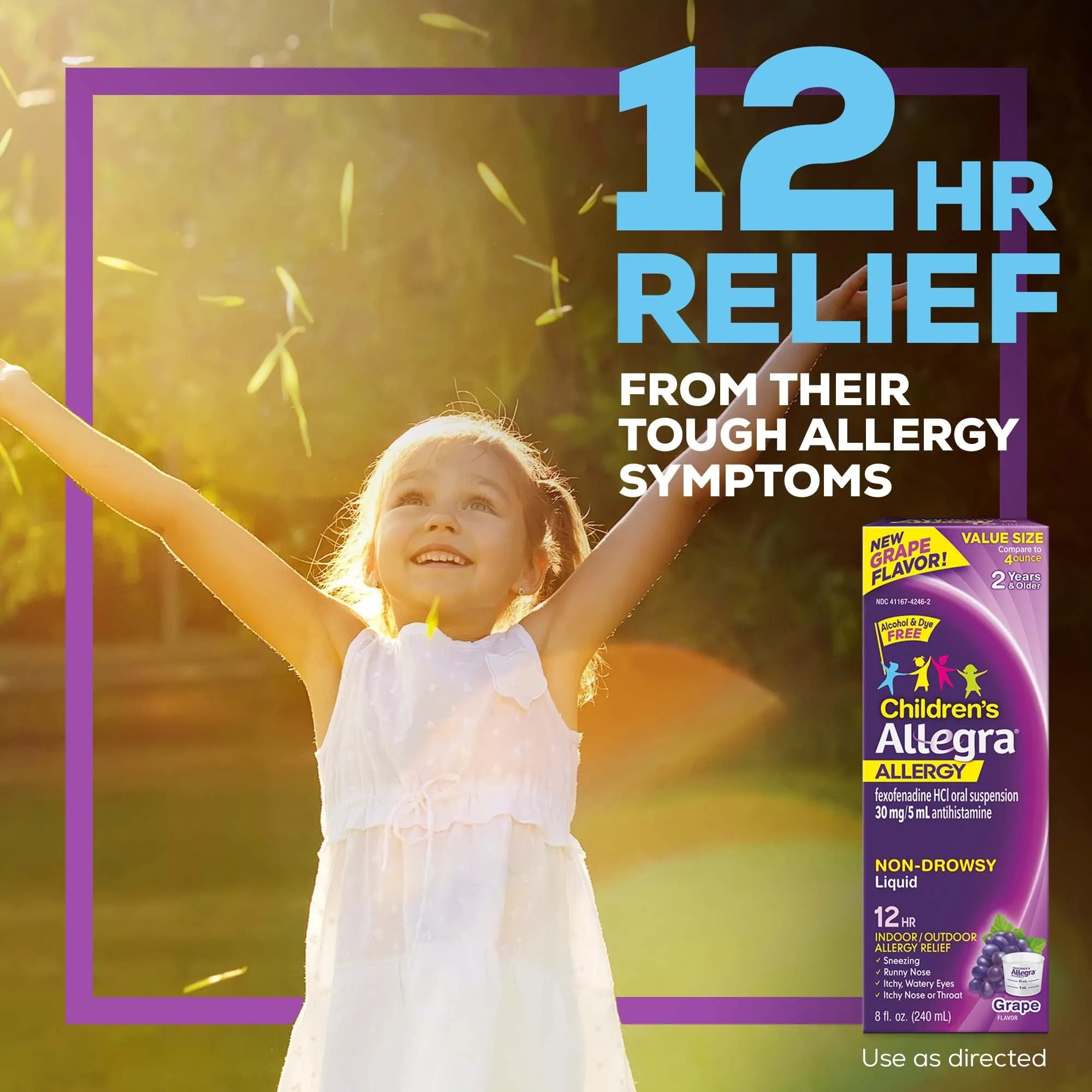 Allegra Children's Allergy 12 Hour Non-Drowsy Liquid