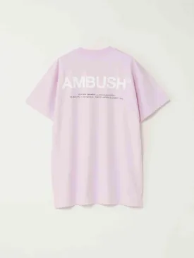 Ambush Logo Tee Pink