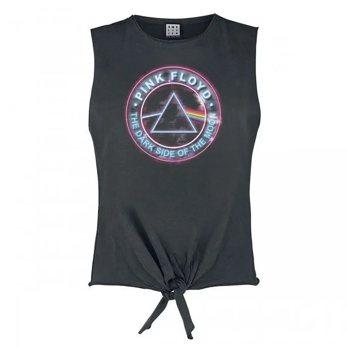 Amplified Womens/Ladies Neon Sign Pink Floyd Tank Top