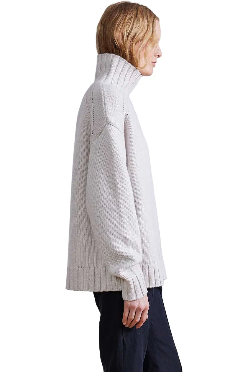 Apiece Apart Ida Turtleneck in Cream