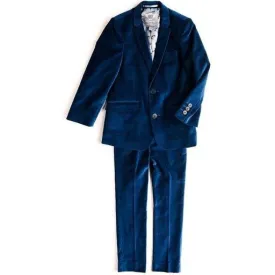 Appaman Mod Boys Slim Velvet Seaport Suit Q8SU4