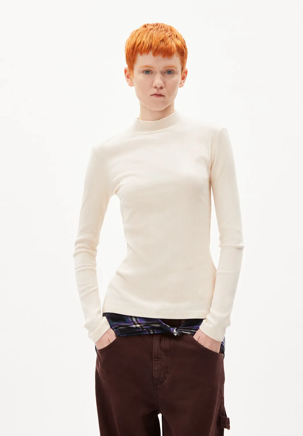 ARMEDANGELS Fatimaa turtleneck undyed women