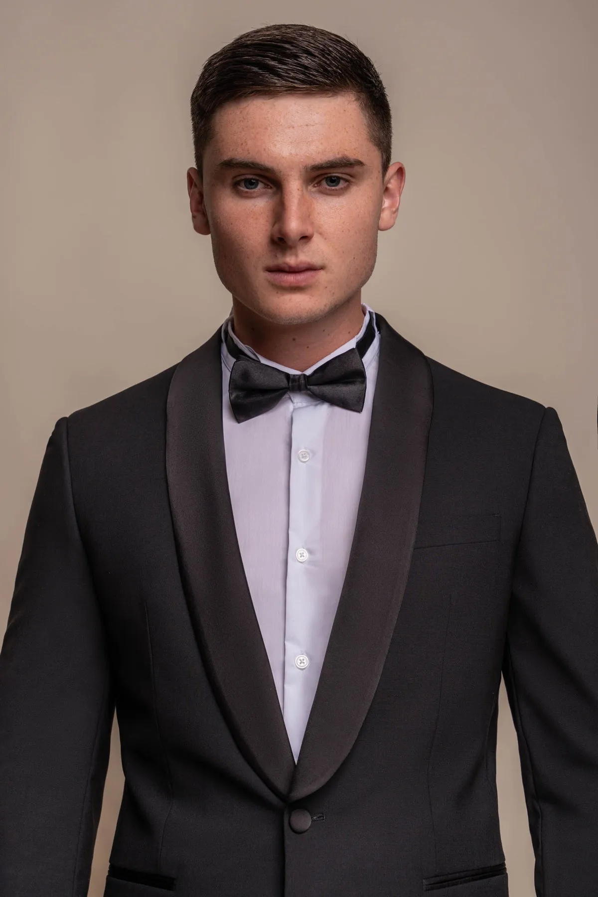 Aspen Black Tuxedo 2 Piece Wedding Suit