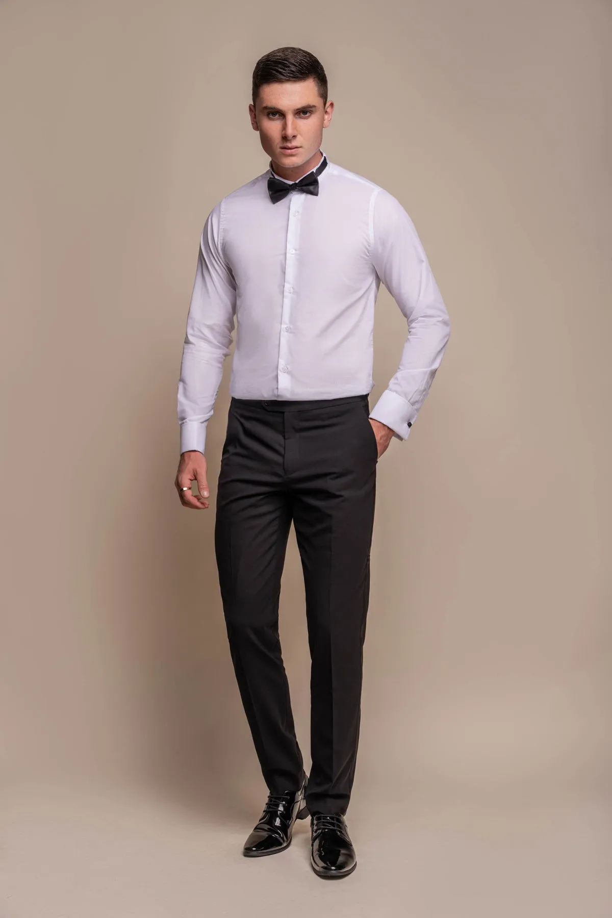 Aspen Black Tuxedo 2 Piece Wedding Suit