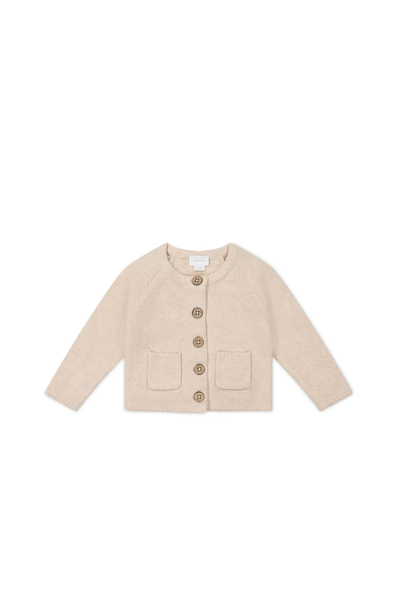 Aude Cardigan - Light Oatmeal Marle