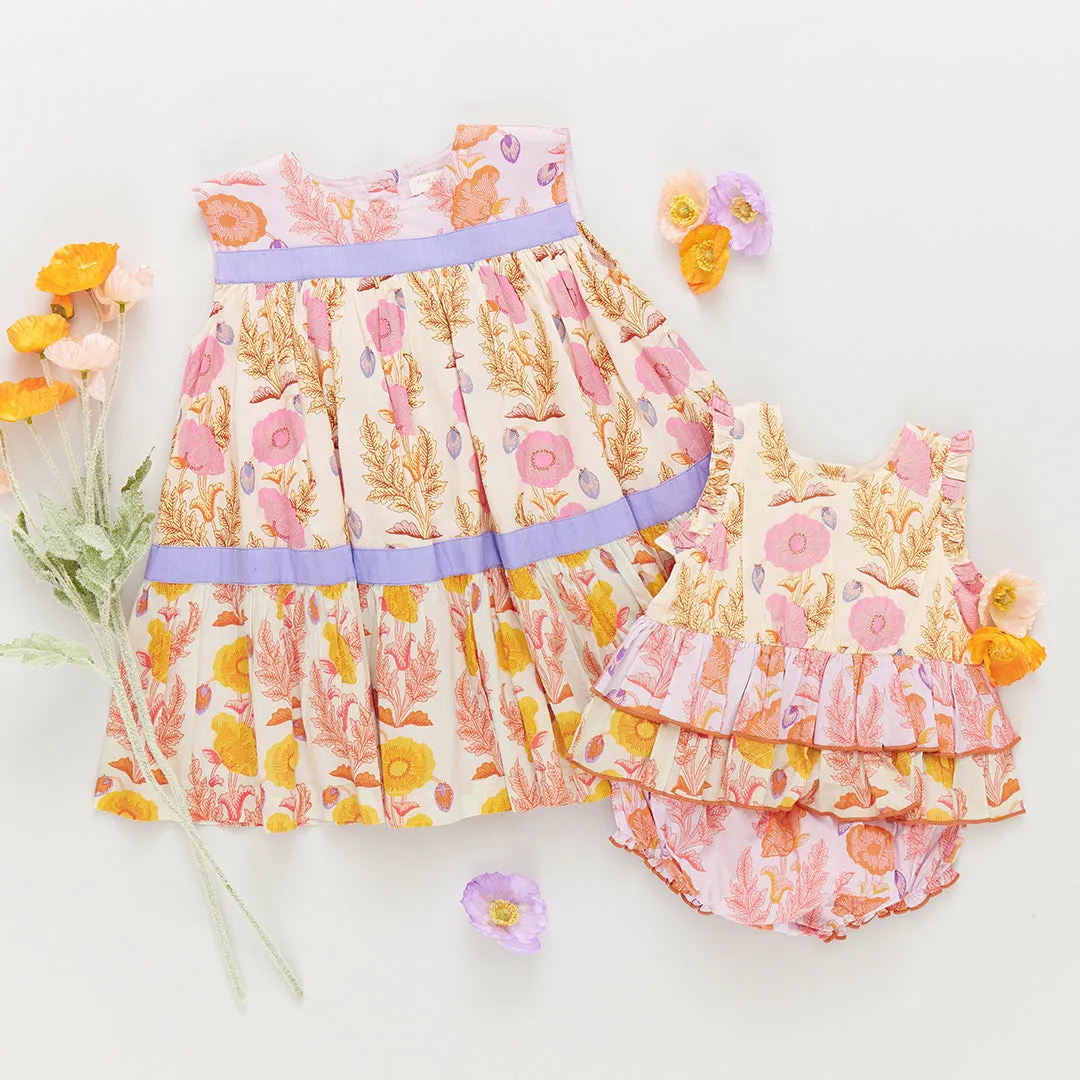 Baby Girls Heidi Bubble - Gilded Floral Mix