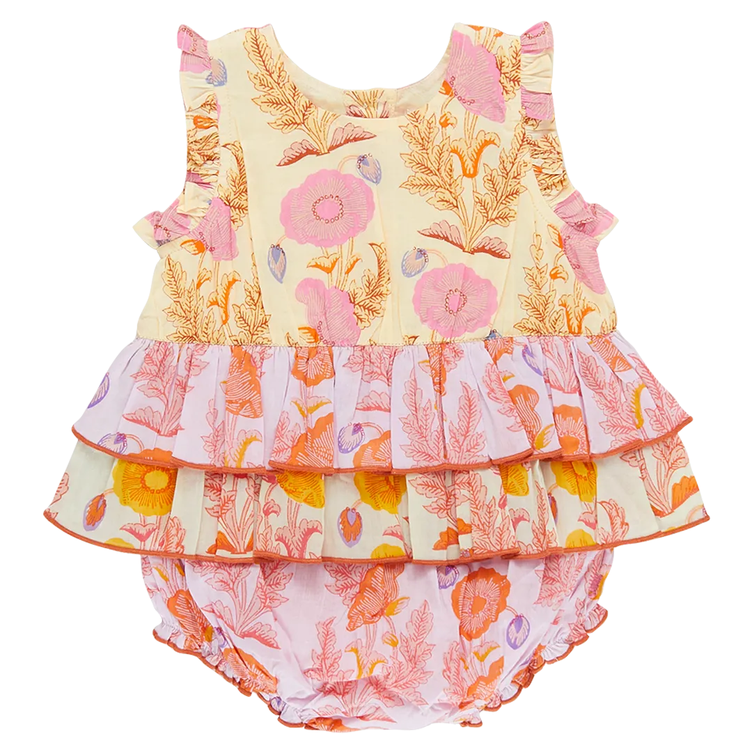 Baby Girls Heidi Bubble - Gilded Floral Mix