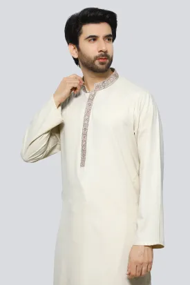 Beige Ayudia Shalwar Kameez