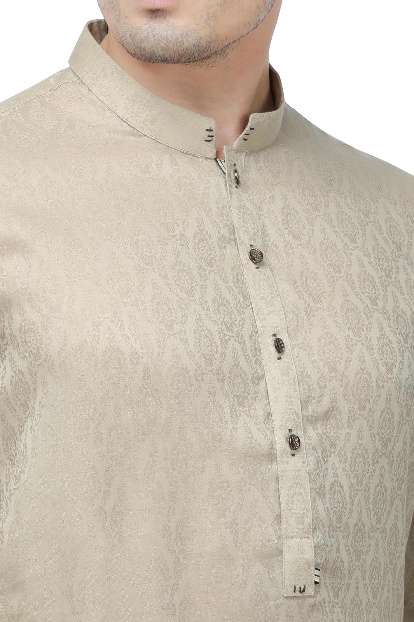 Beige Shalwar Kameez