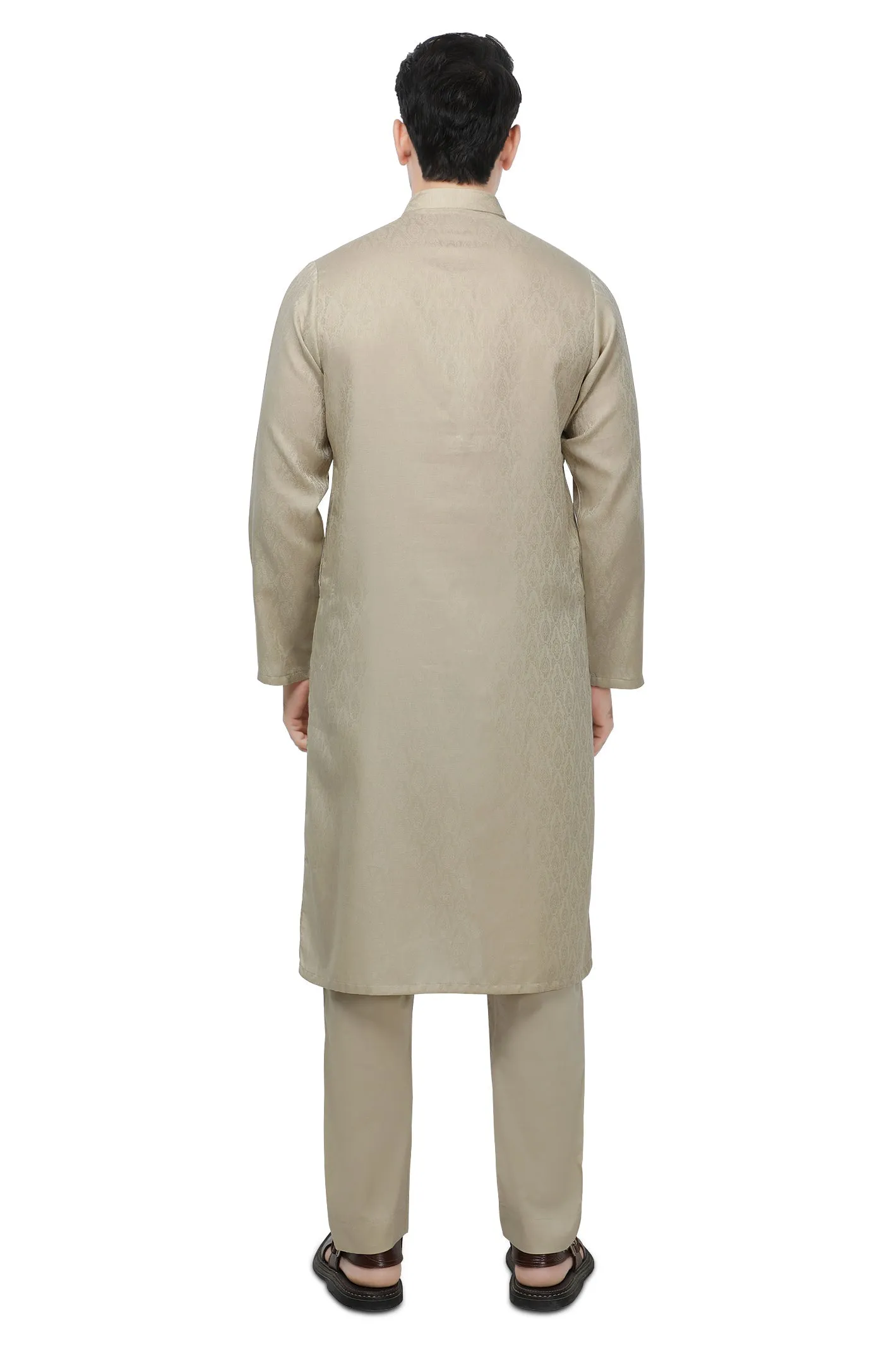 Beige Shalwar Kameez