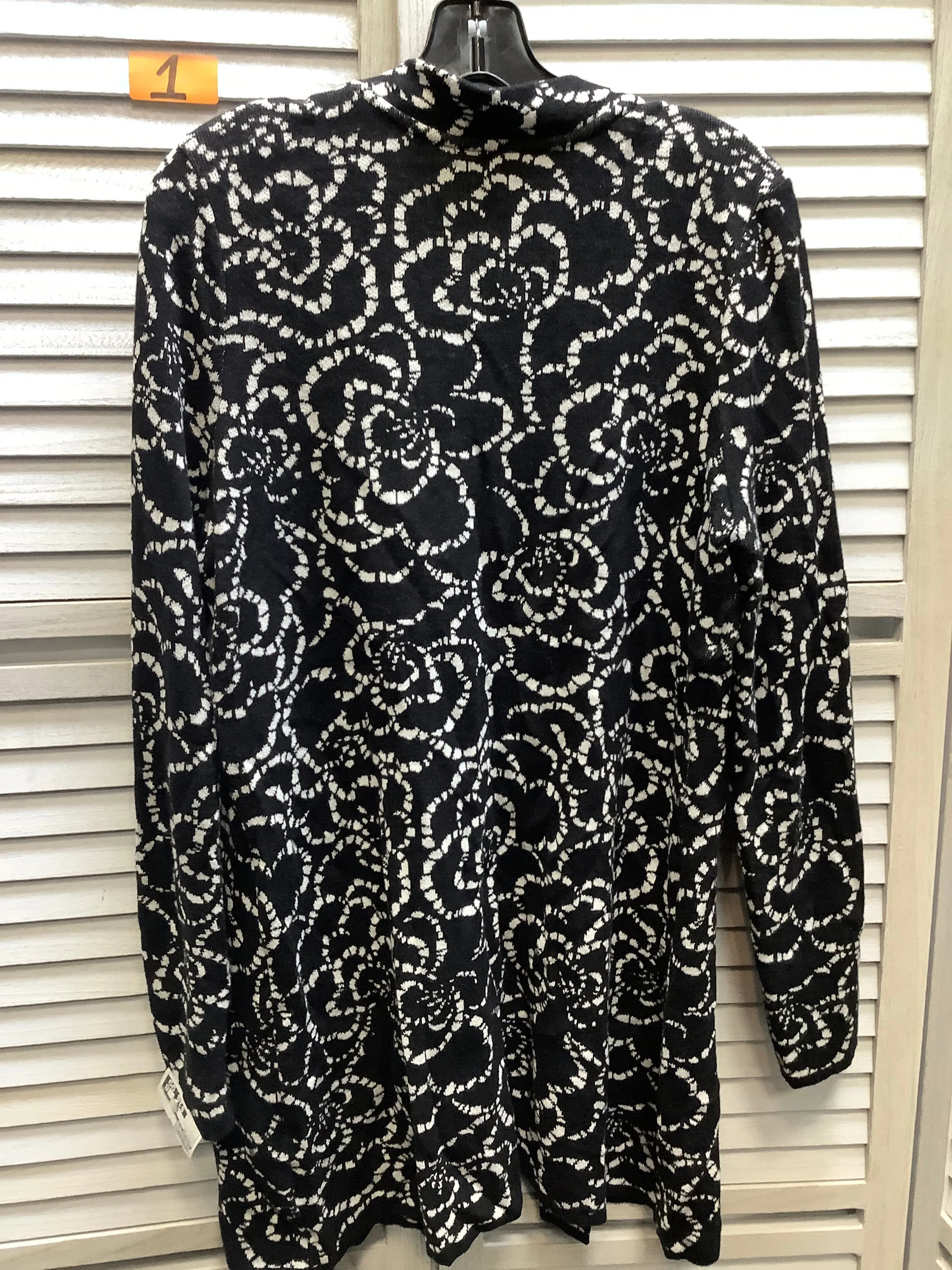 Black White Cardigan Charter Club, Size L