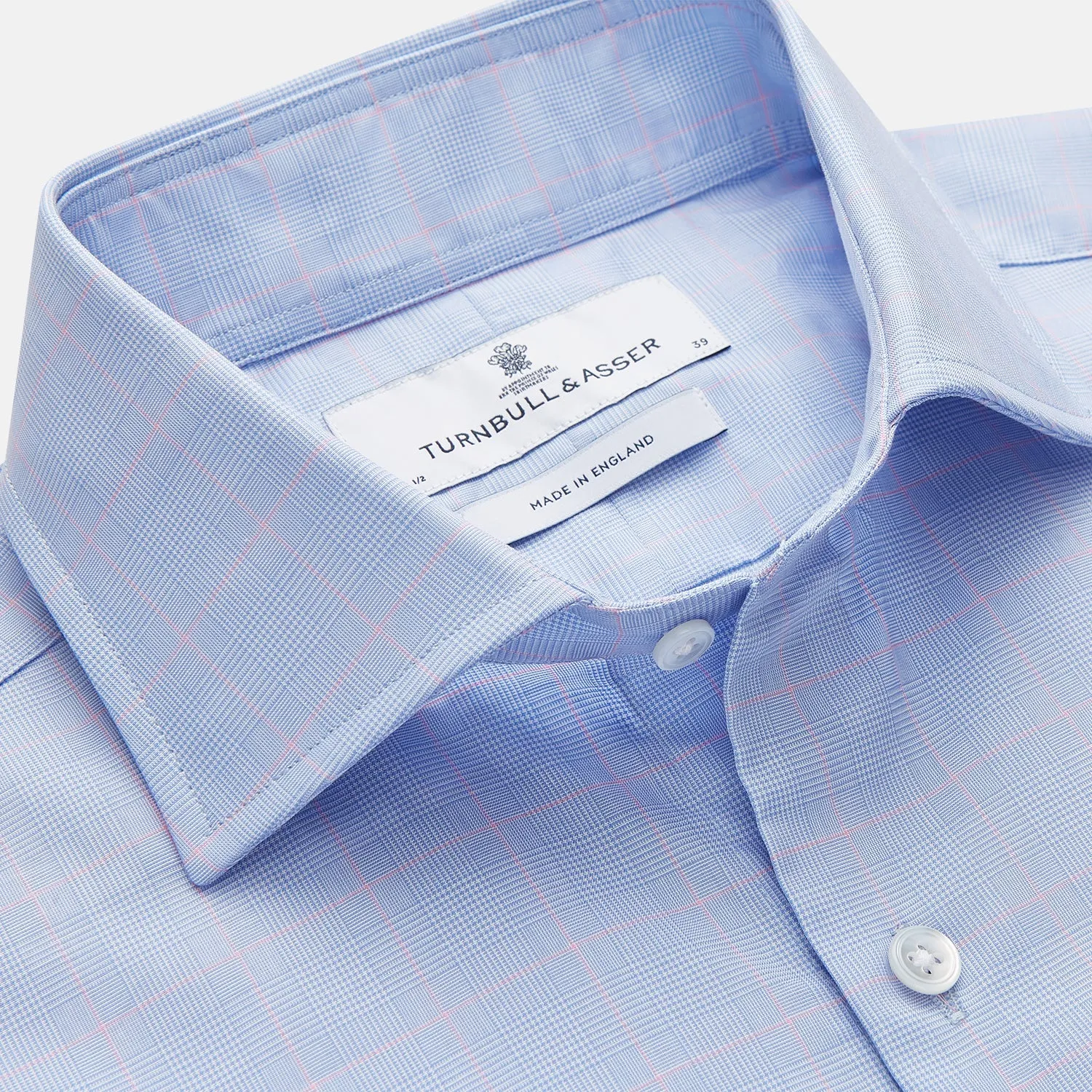 Blue and Red Prince of Wales Check Belgravia Shirt