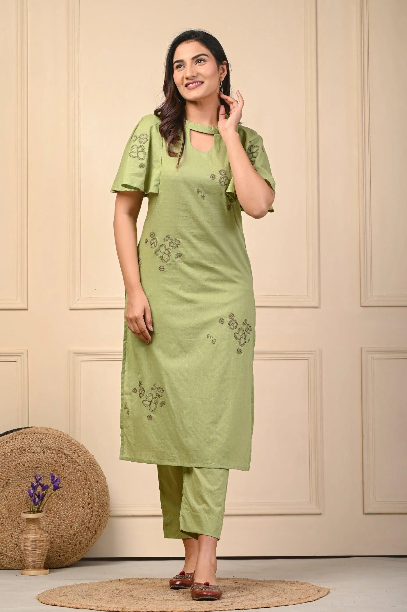 Blue Elegance Kurti Sets: Timeless Style by Aaronee