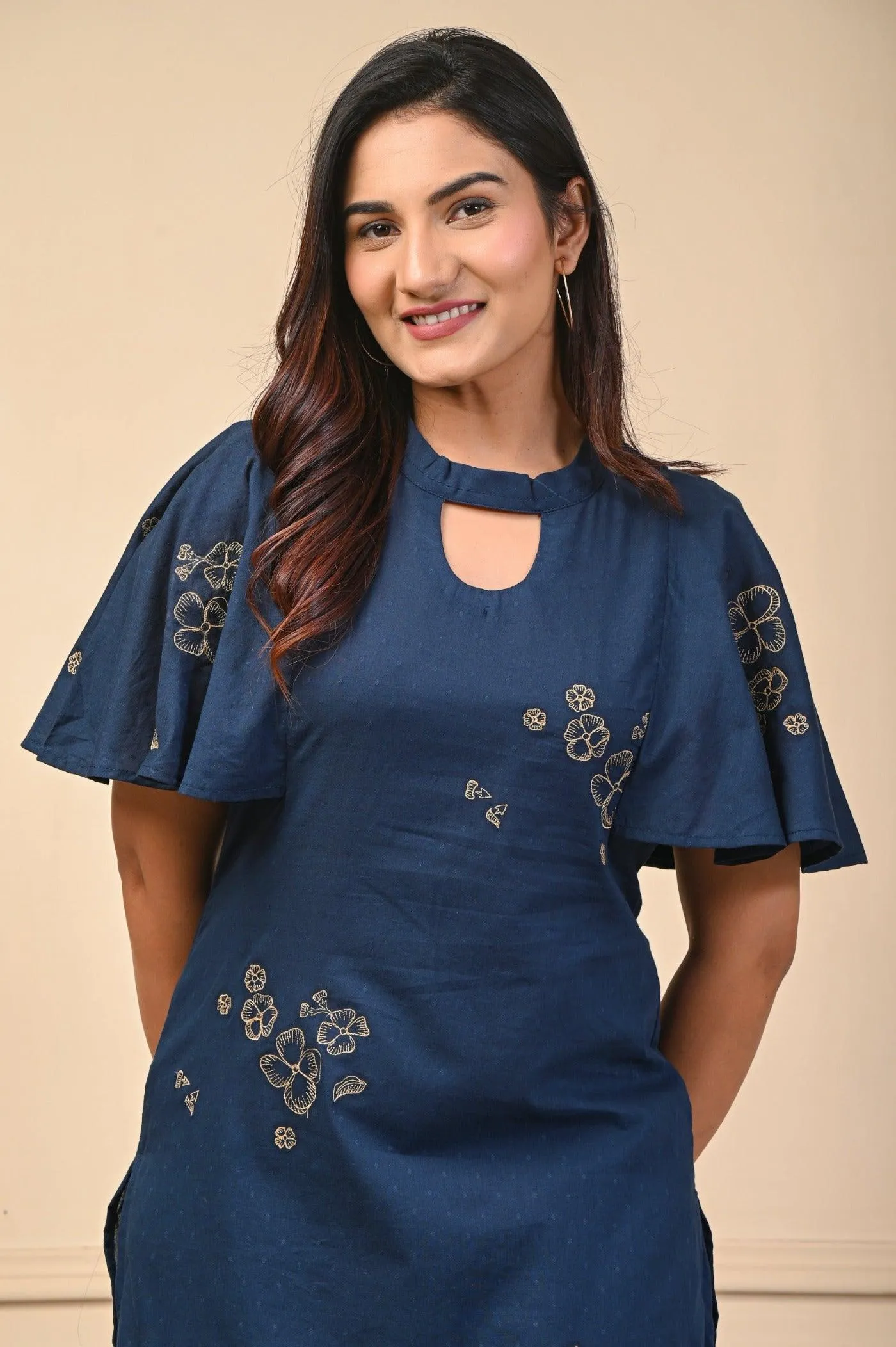 Blue Elegance Kurti Sets: Timeless Style by Aaronee