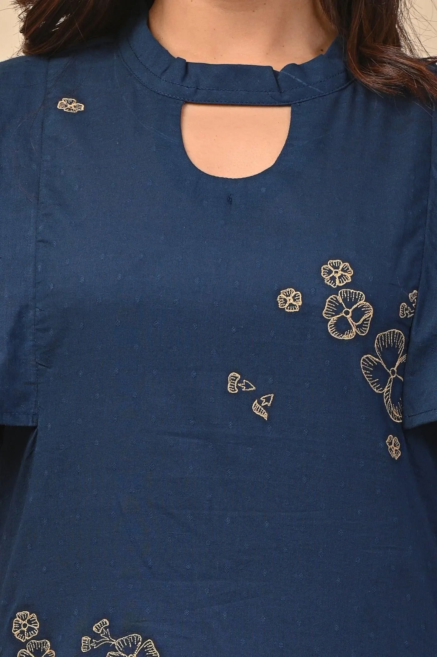 Blue Elegance Kurti Sets: Timeless Style by Aaronee