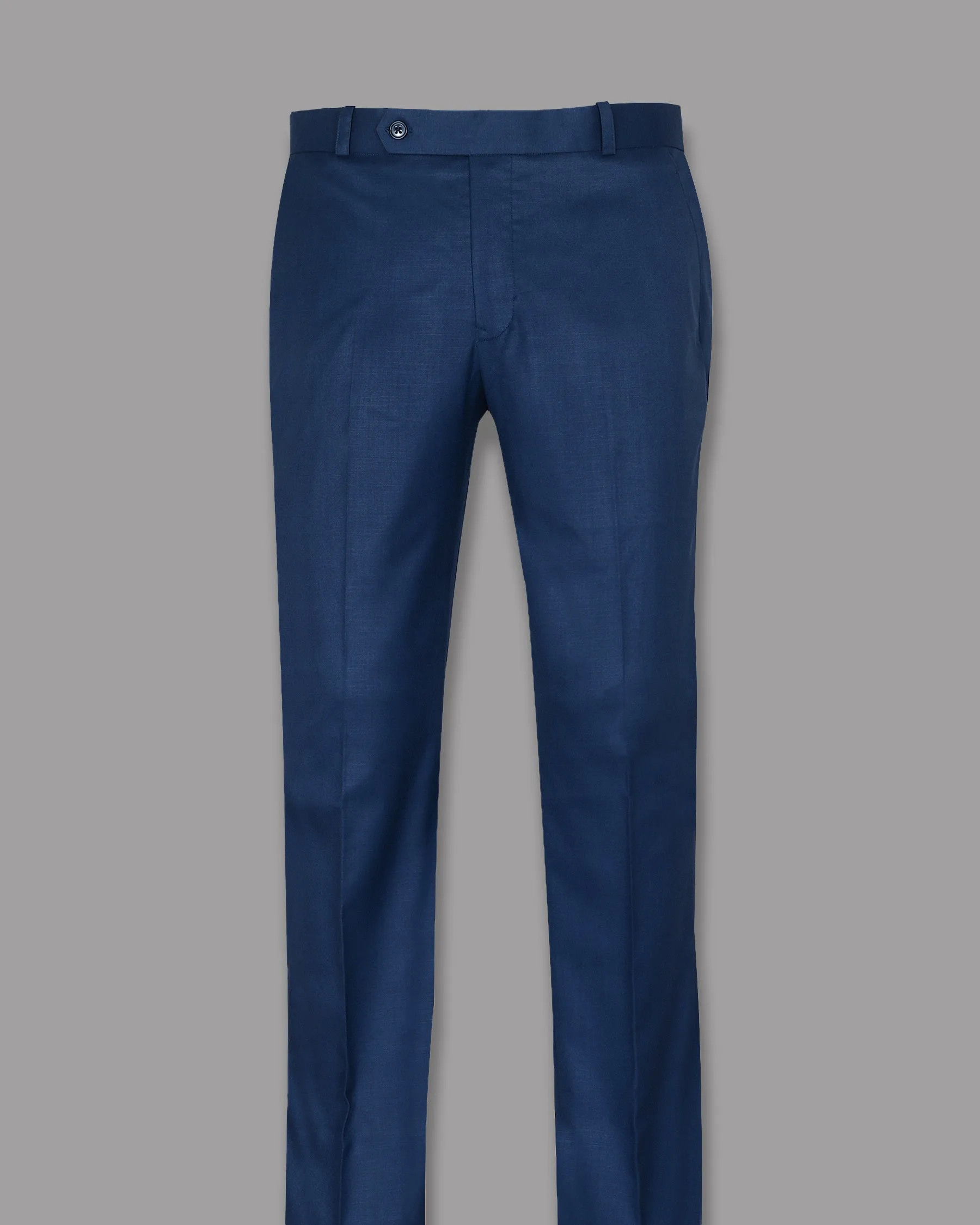 Blue Patch Subtle Sheen Pockets Performance Suit