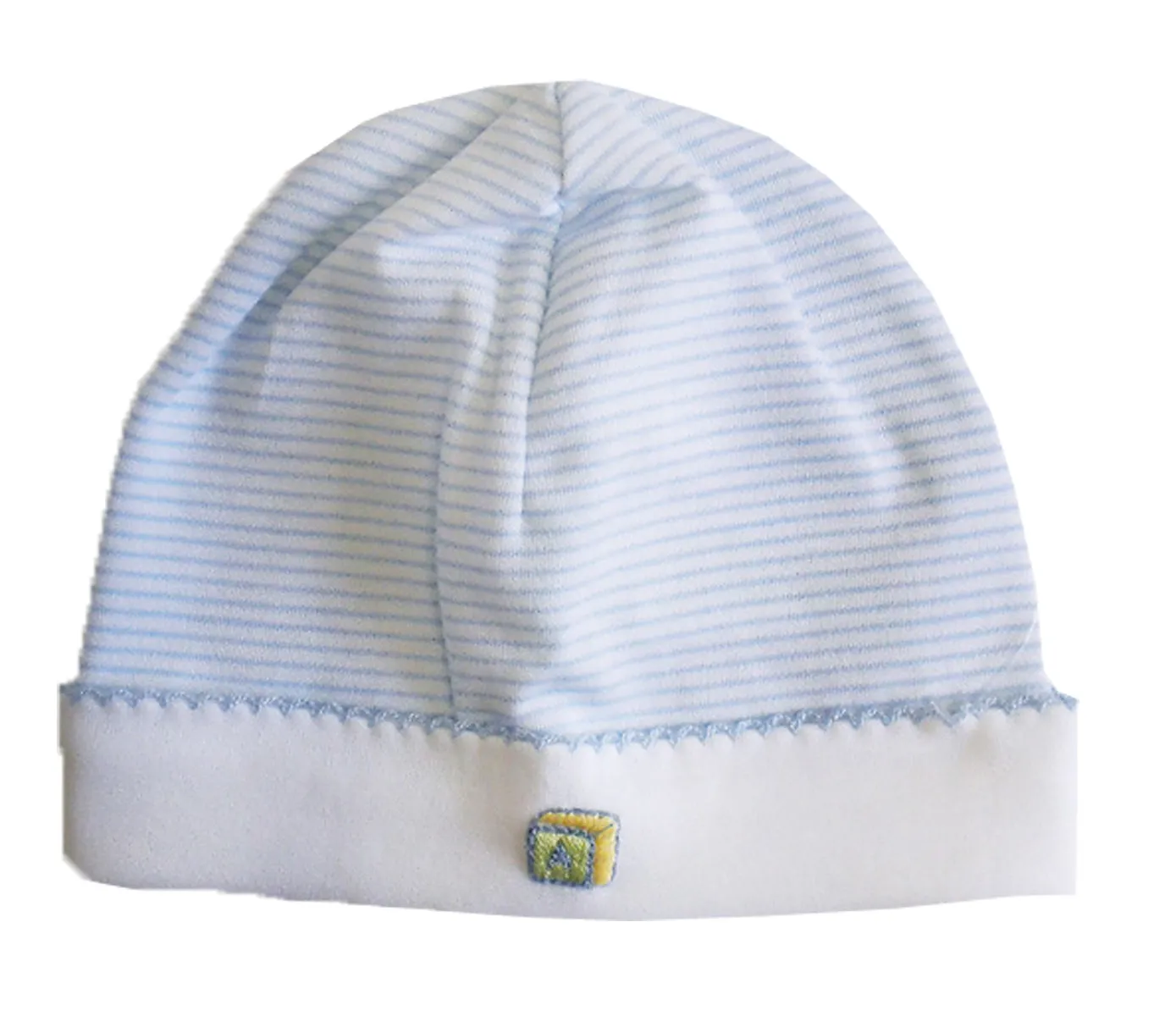 Boy's Striped ABC Block Hat