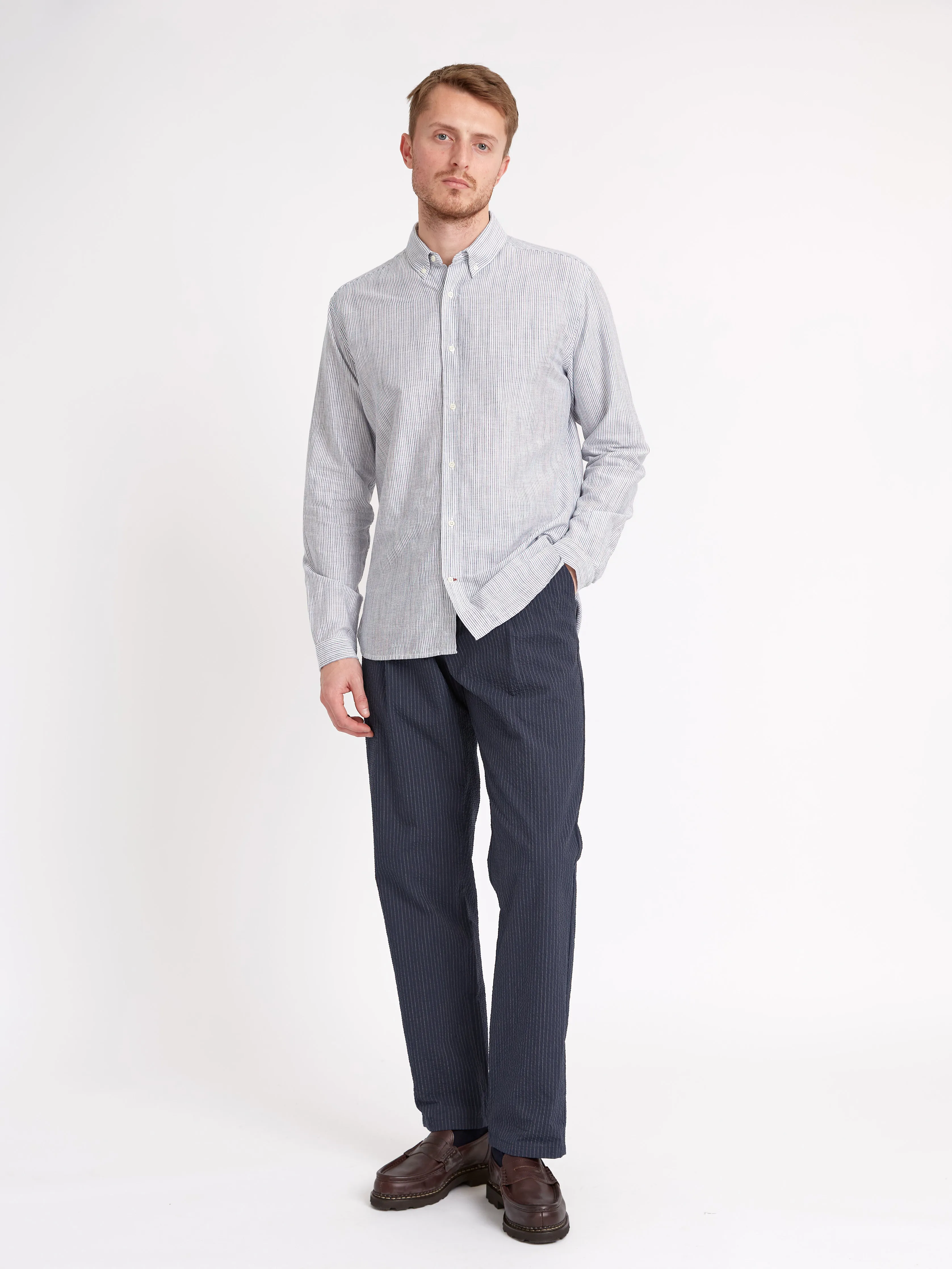 Brook Shirt Conroy Blue