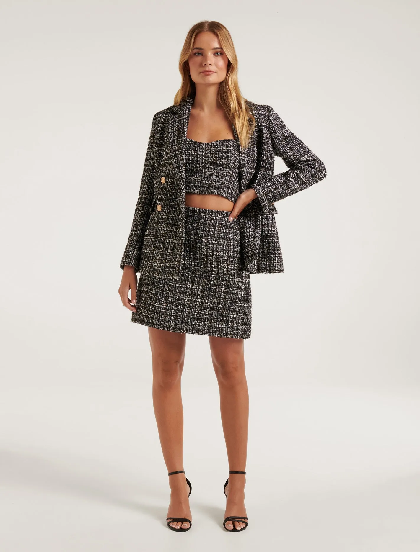 Camilla Boucle Mini Skirt