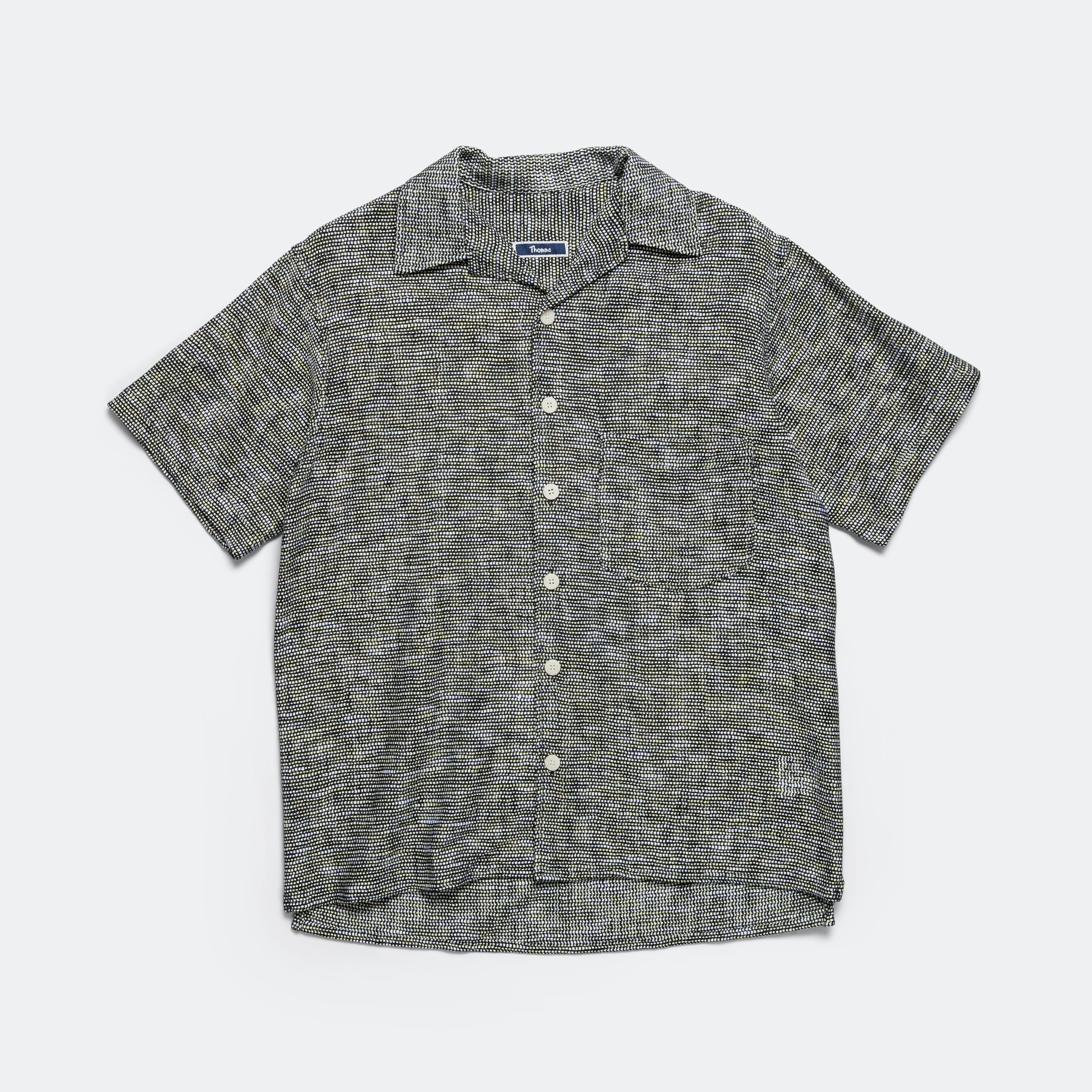 Camp Shirt Woven - White/Black