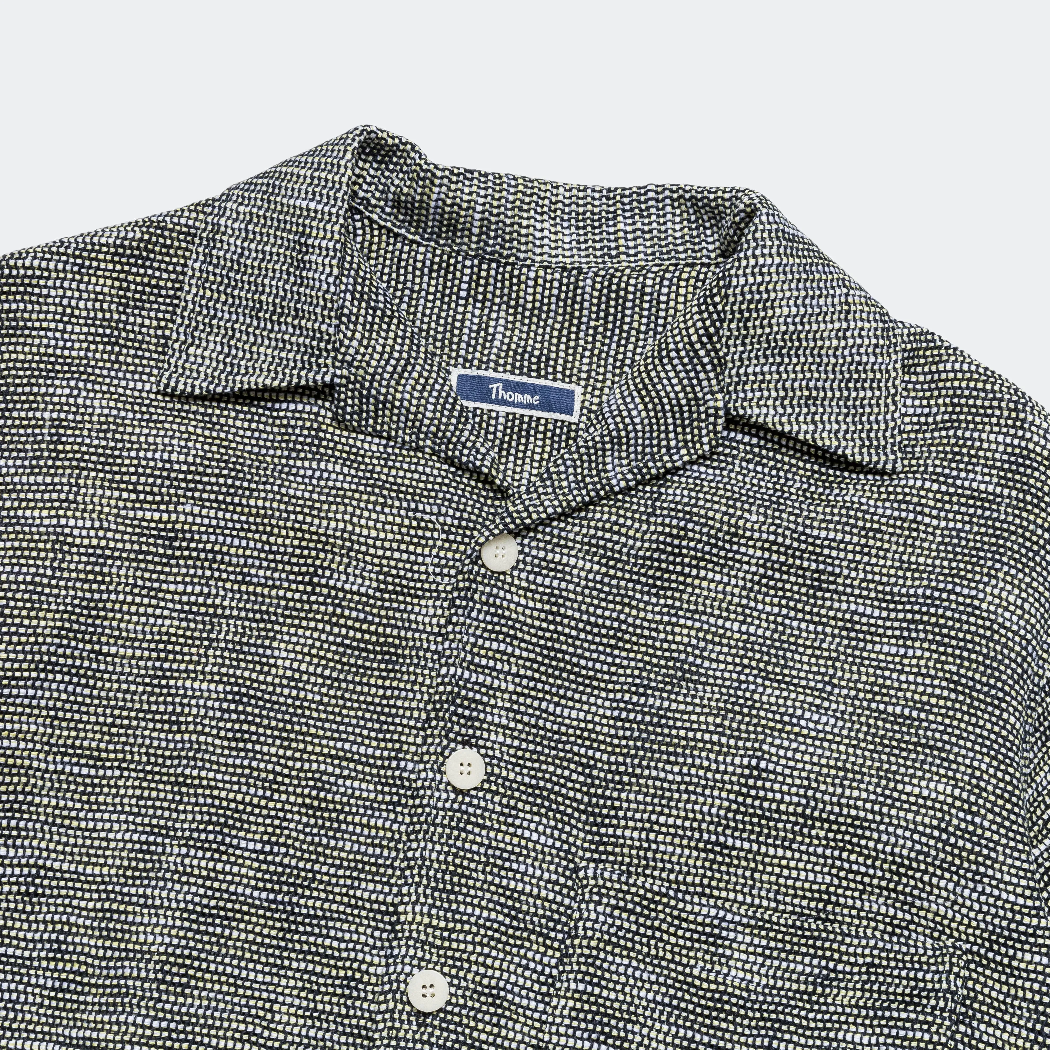 Camp Shirt Woven - White/Black