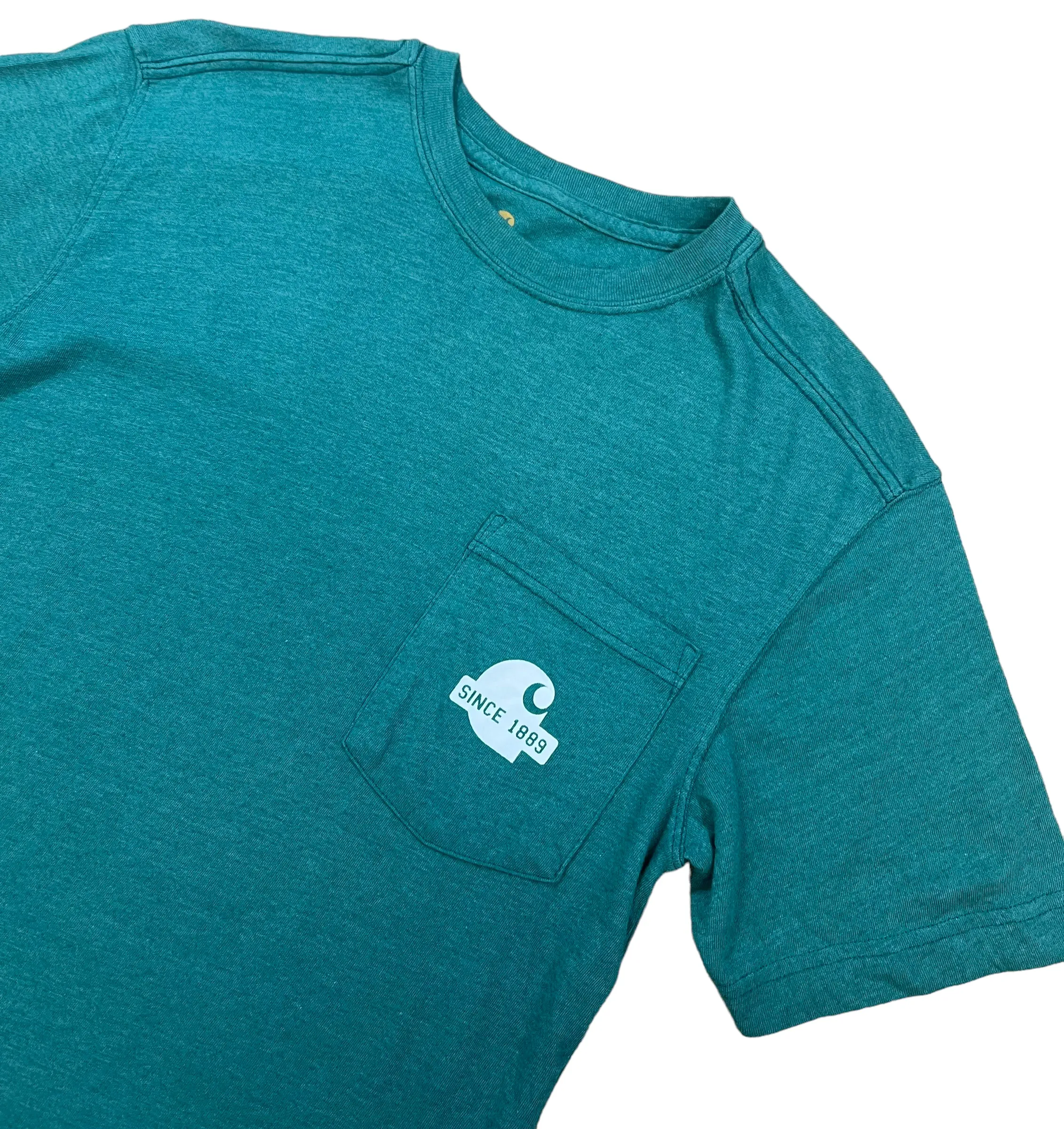 Carhartt "Since 1889" Spellout Logo Green T-shirt