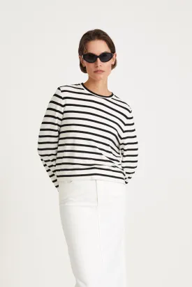 CARRIE TOP - STRIPED