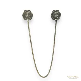 Ceremony Brooch with Pendant Chain U360 - Gafforelli Srl