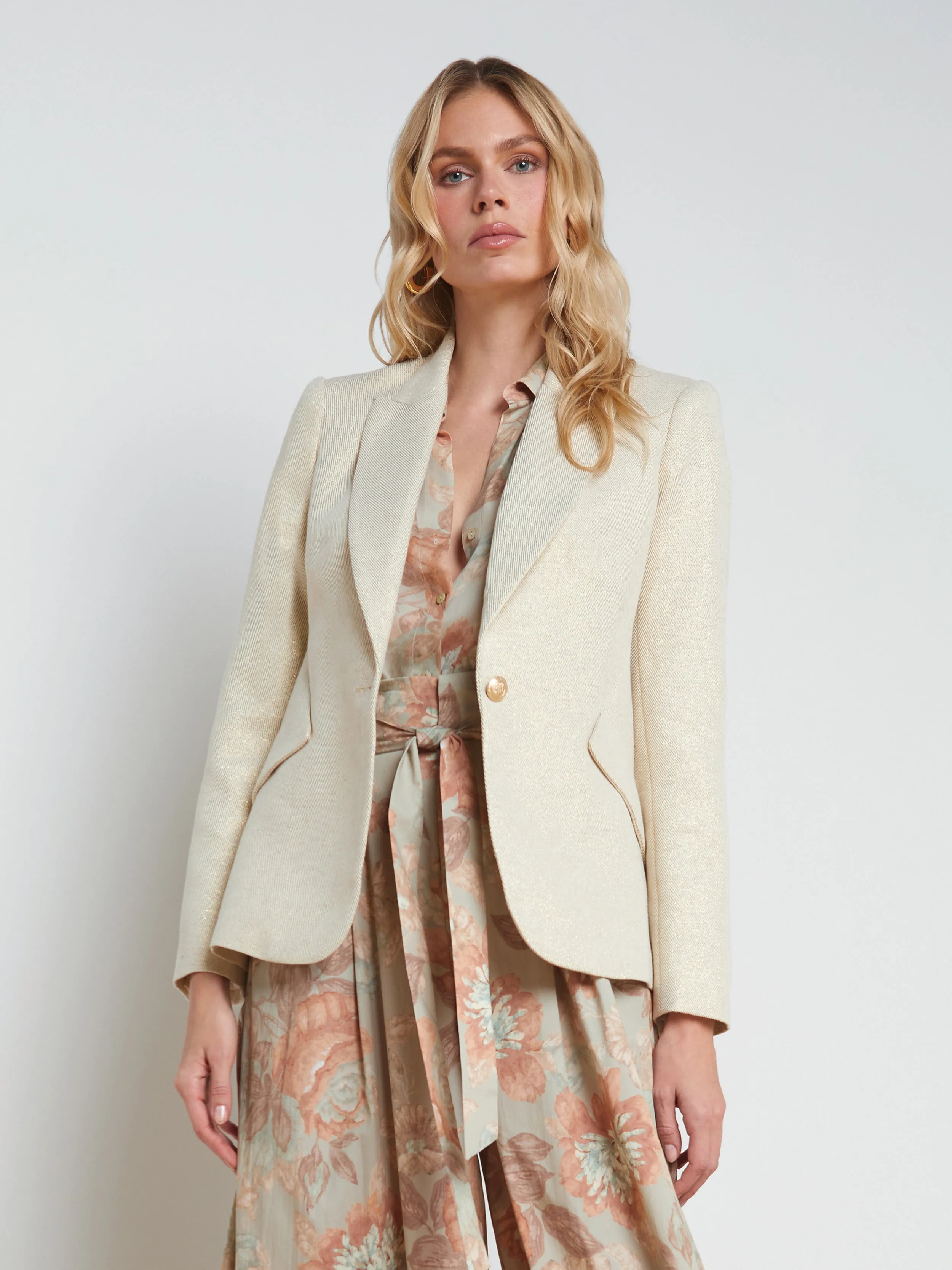 Chamberlain Linen-Blend Blazer