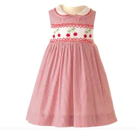 Cherry Smocked Dress & Bloomer