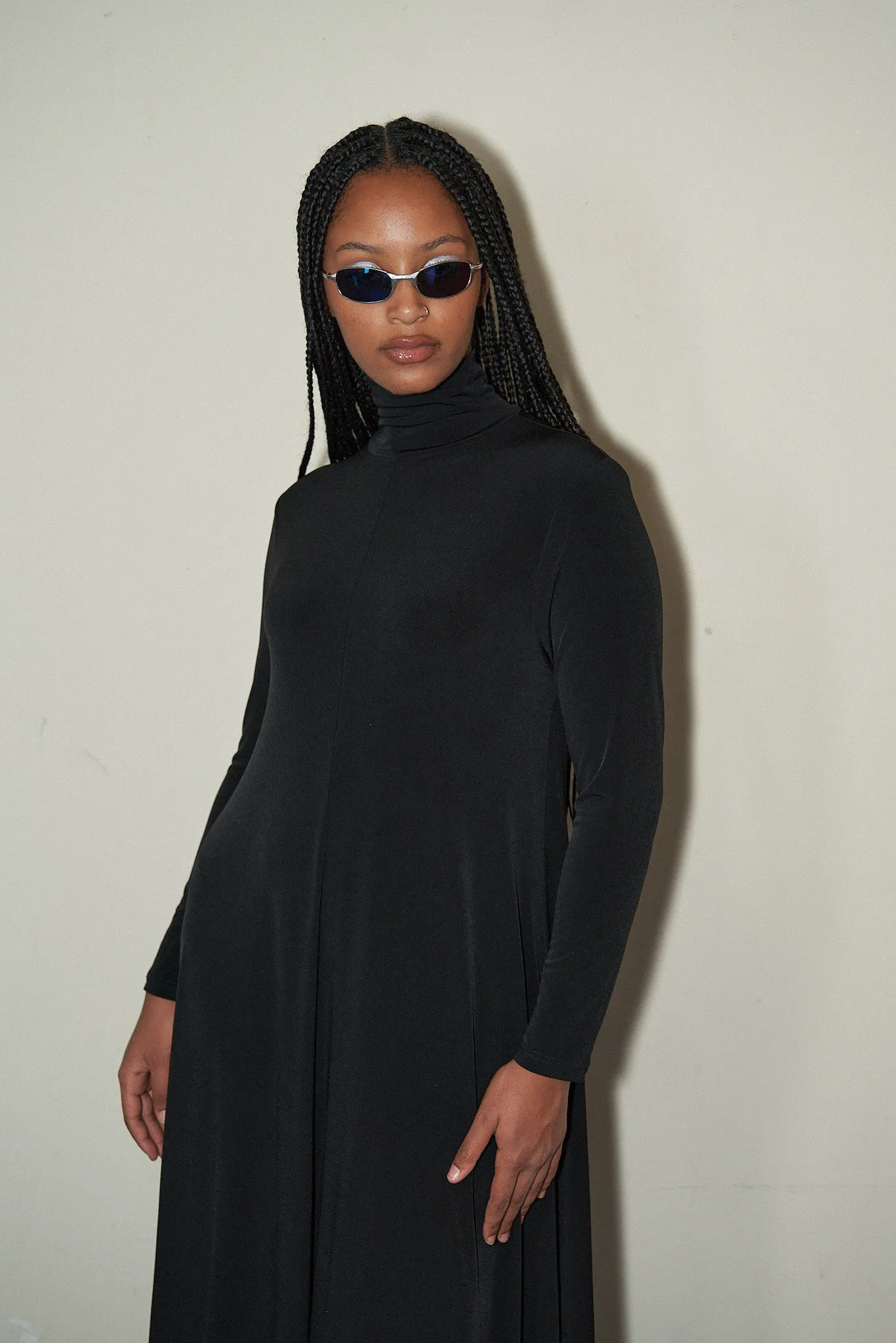 Chic Tent Turtleneck Dress