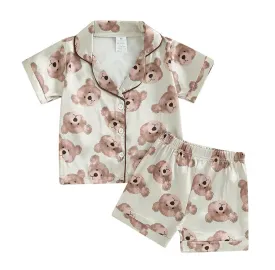 Children’s Bear Satin Pjs