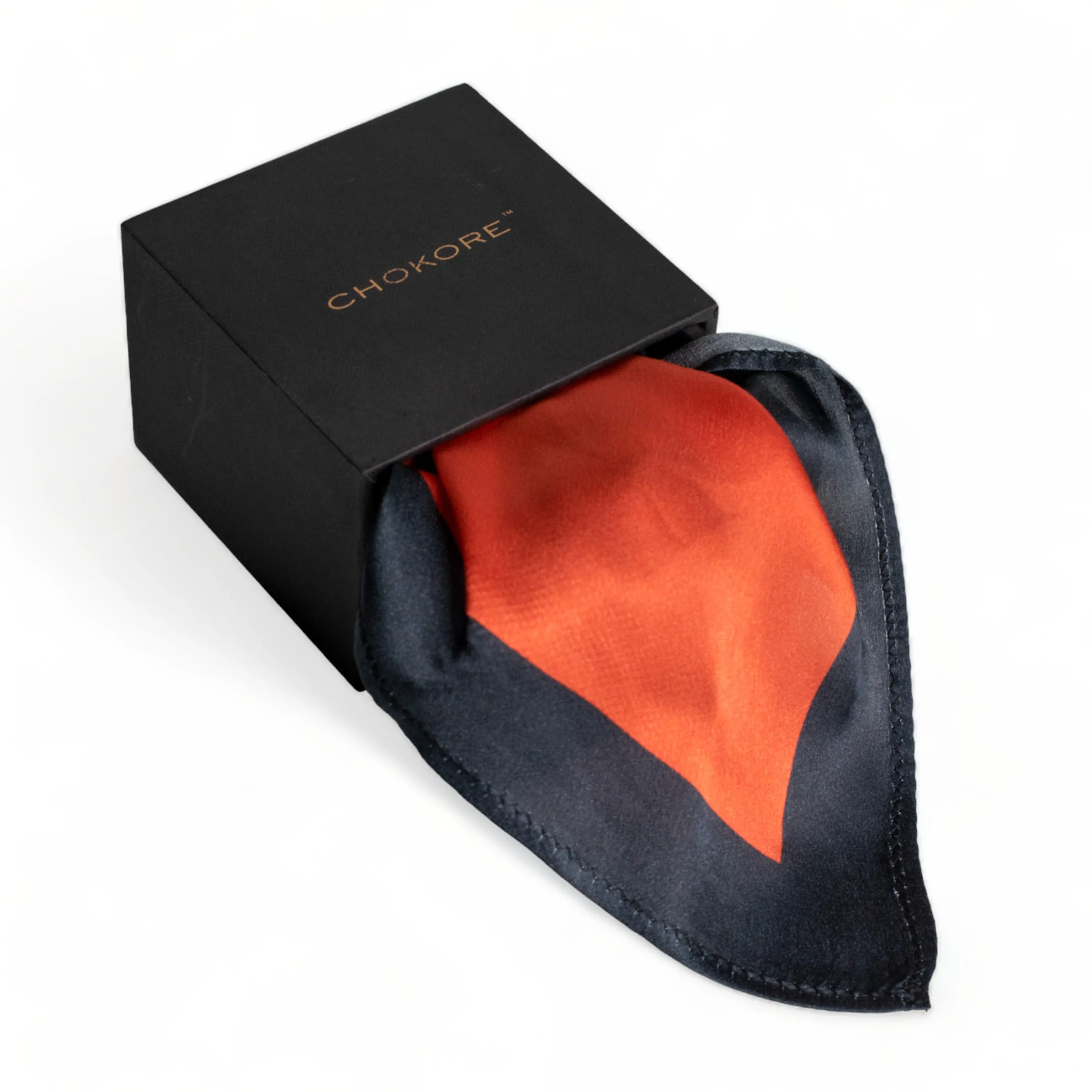 Chokore Coral Pocket Square - Solid Range