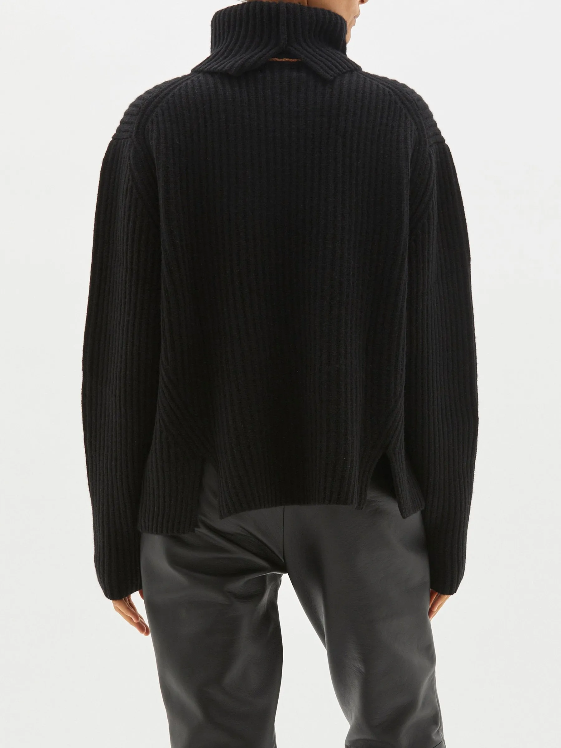 chunky oversized turtleneck