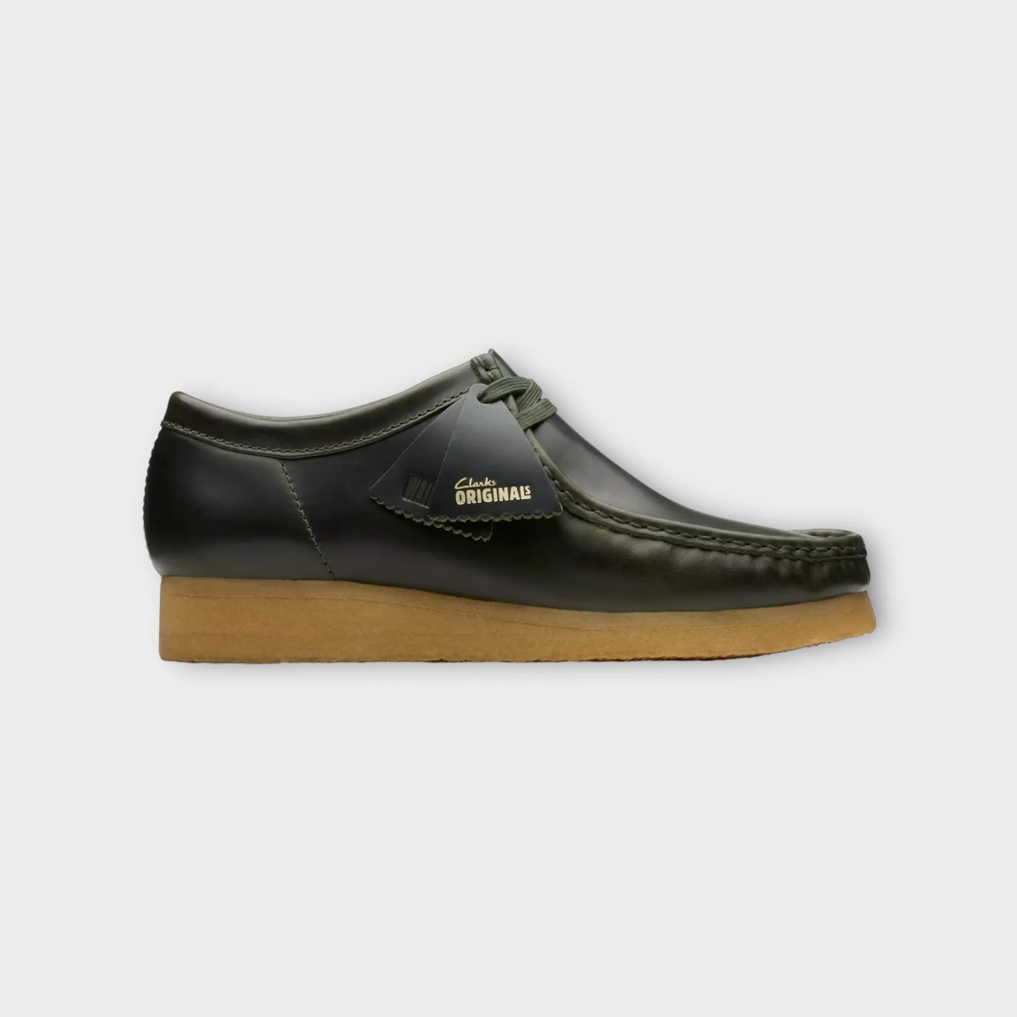 Clarks Wallabee I Forest Green Lea