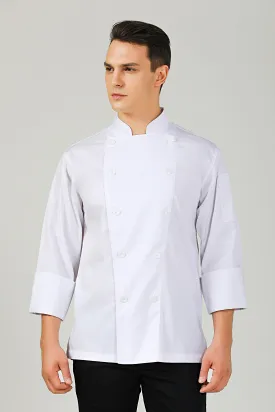 Classic White Chef Jacket, Long Sleeve