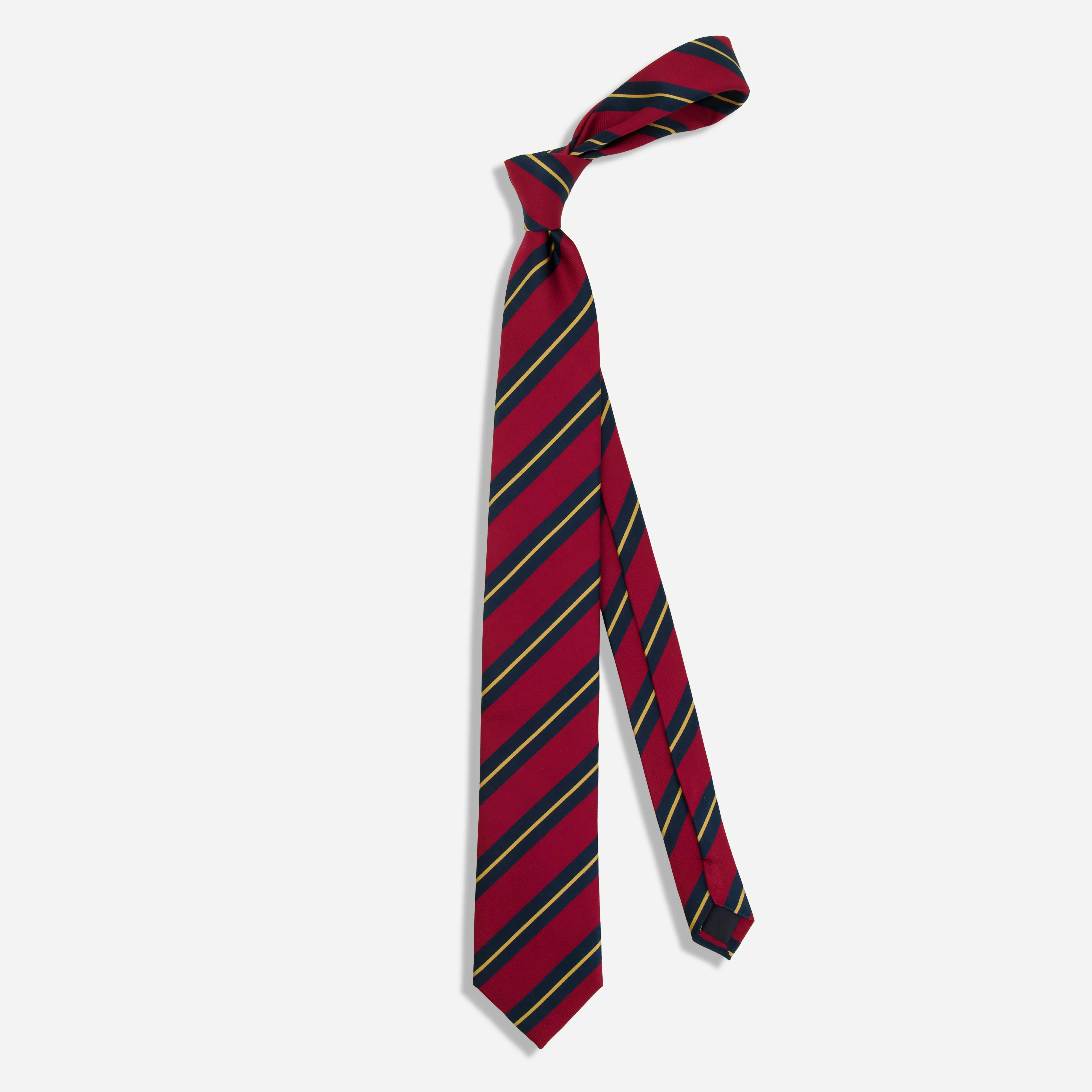 Clybourn Repp Stripe Scarlet Tie