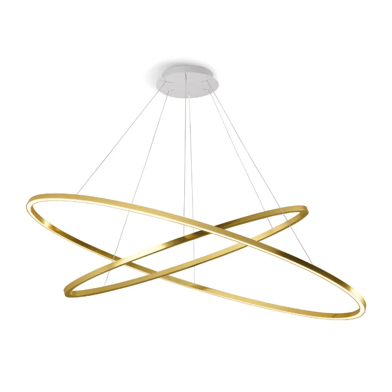 Contemporary Ring Double LED Pendant Light | Ellisse