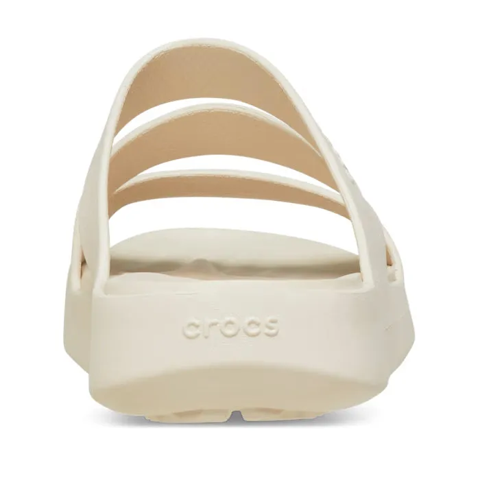 Crocs - Womens Getaway Strappy Slide Sandal Stucco Bone