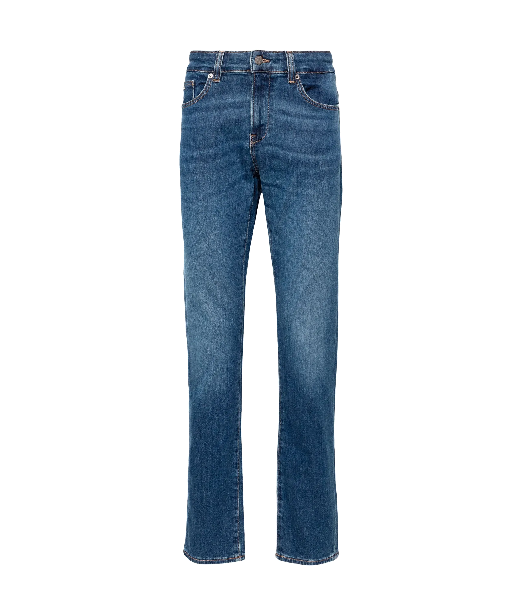 Delaware Midrise Slim-Fit Trousers - Blue