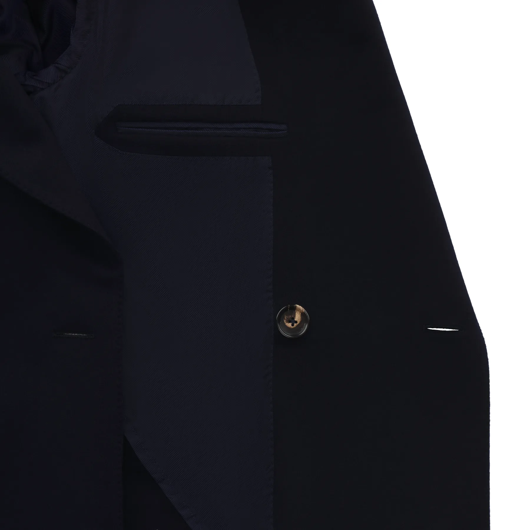 Double-Breasted Capotti Cashmere Coat in Dark Blue. Exclusively Made for Sartale