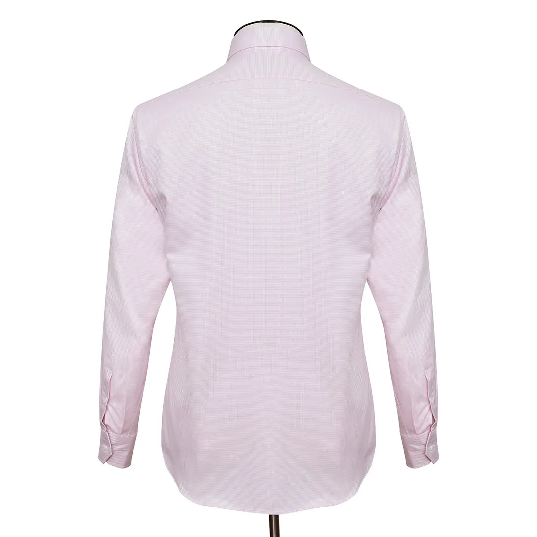 Dusty Pink Birdseye Cutaway Collar Shirt